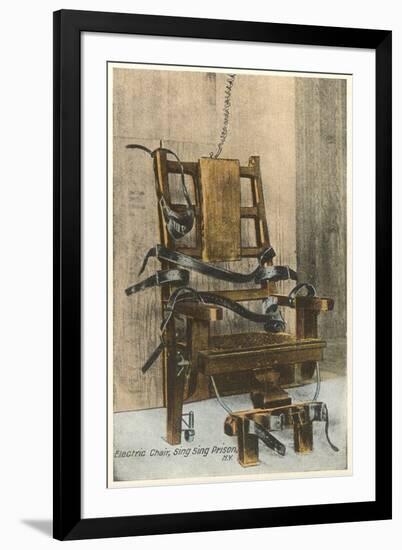 Electric Chair, Sing Sing, New York-null-Framed Art Print