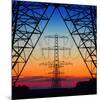 Electric Coloured Sky-null-Mounted Art Print