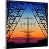 Electric Coloured Sky-null-Mounted Art Print