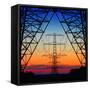 Electric Coloured Sky-Riekus Reinders-Framed Stretched Canvas