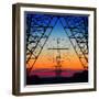 Electric Coloured Sky-Riekus Reinders-Framed Premium Photographic Print