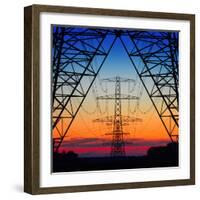 Electric Coloured Sky-Riekus Reinders-Framed Photographic Print