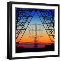 Electric Coloured Sky-Riekus Reinders-Framed Photographic Print