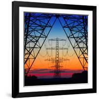 Electric Coloured Sky-Riekus Reinders-Framed Photographic Print