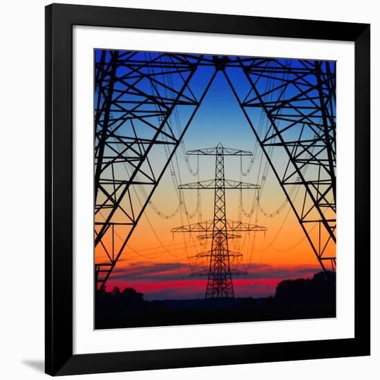 Electric Coloured Sky-Riekus Reinders-Framed Photographic Print