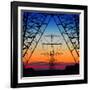 Electric Coloured Sky-Riekus Reinders-Framed Photographic Print