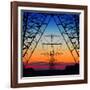 Electric Coloured Sky-Riekus Reinders-Framed Photographic Print