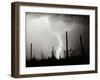 Electric Desert II BW-Douglas Taylor-Framed Photographic Print