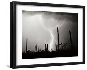 Electric Desert II BW-Douglas Taylor-Framed Photographic Print