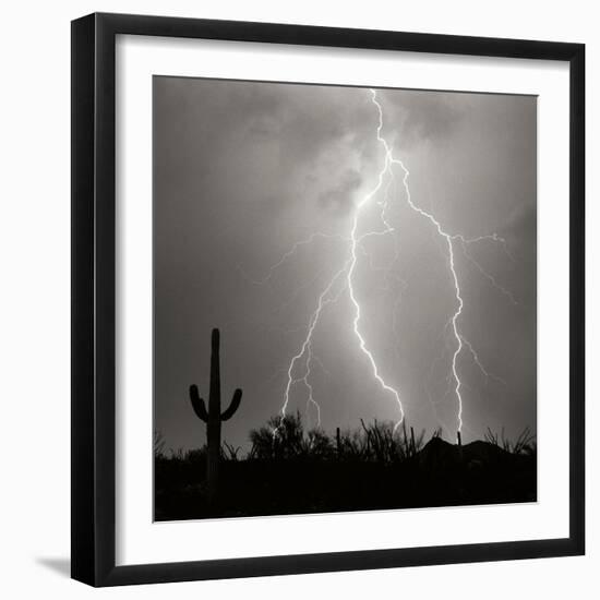 Electric Desert III BW-Douglas Taylor-Framed Photographic Print