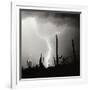 Electric Desert IV BW-Douglas Taylor-Framed Photographic Print