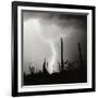 Electric Desert IV BW-Douglas Taylor-Framed Photographic Print