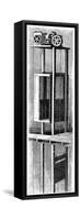 Electric Elevator, 19th Century-Science Photo Library-Framed Stretched Canvas