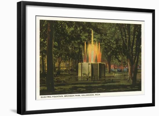 Electric Fountain, Kalamazoo, Michigan-null-Framed Art Print