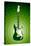 Electric Guitar Green Music-null-Stretched Canvas