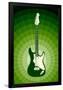 Electric Guitar Green Music-null-Framed Poster