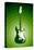 Electric Guitar Green Music-null-Stretched Canvas