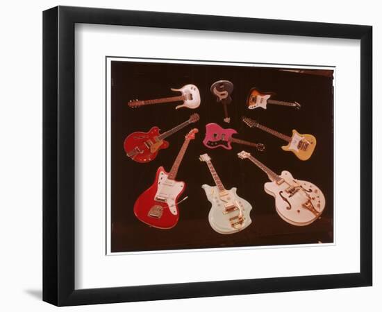 Electric Guitars-Yale Joel-Framed Photographic Print