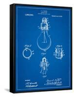 Electric Lamp Patent-Cole Borders-Framed Stretched Canvas