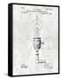 Electric Lamp-Patent-Framed Stretched Canvas