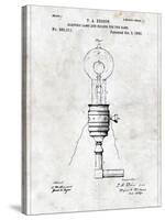 Electric Lamp-Patent-Stretched Canvas