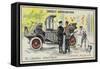 Electric Landau-null-Framed Stretched Canvas