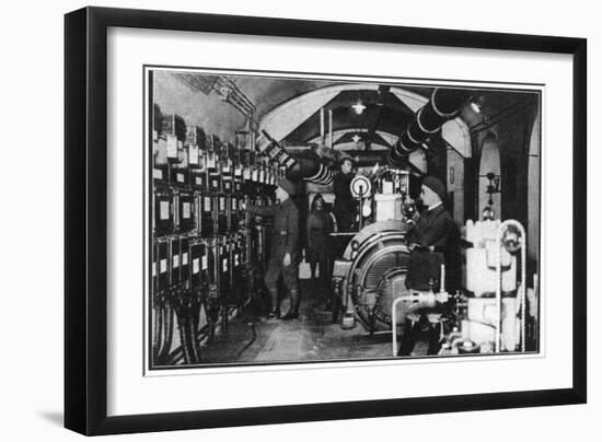 Electric Light Plant, Maginot Line, France, 1939-null-Framed Giclee Print