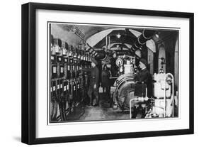 Electric Light Plant, Maginot Line, France, 1939-null-Framed Giclee Print