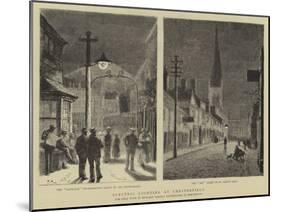 Electric Lighting at Chesterfield-William Henry James Boot-Mounted Giclee Print