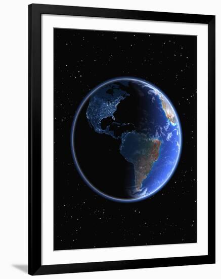 Electric Lights in the Western Hemisphere-Kulka-Framed Photographic Print