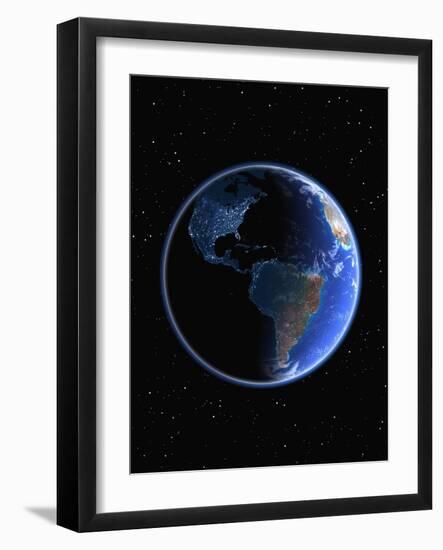 Electric Lights in the Western Hemisphere-Kulka-Framed Photographic Print