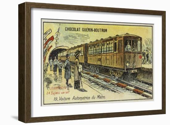 Electric Metro Train-null-Framed Giclee Print