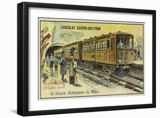 Electric Metro Train-null-Framed Giclee Print