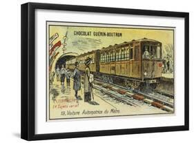 Electric Metro Train-null-Framed Giclee Print