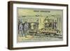 Electric Mine Tractor-null-Framed Giclee Print