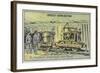 Electric Mine Tractor-null-Framed Giclee Print