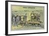 Electric Mine Tractor-null-Framed Giclee Print