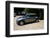 Electric Mini at battery charging point 2011-null-Framed Photographic Print