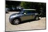 Electric Mini at battery charging point 2011-null-Mounted Photographic Print