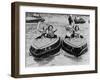 Electric Motor Boats at Dreamland Amusement Park Margate Kent-null-Framed Premium Photographic Print