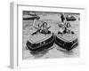 Electric Motor Boats at Dreamland Amusement Park Margate Kent-null-Framed Premium Photographic Print