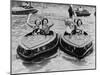 Electric Motor Boats at Dreamland Amusement Park Margate Kent-null-Mounted Premium Photographic Print