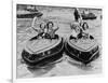 Electric Motor Boats at Dreamland Amusement Park Margate Kent-null-Framed Photographic Print