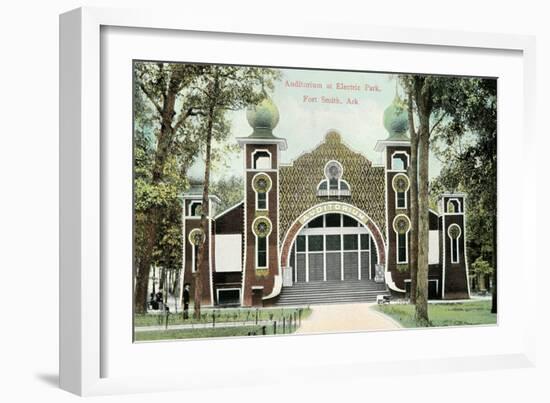 Electric Park Auditorium-null-Framed Art Print