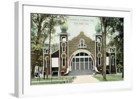 Electric Park Auditorium-null-Framed Art Print