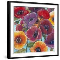 Electric Poppies 1-Norman Wyatt Jr^-Framed Giclee Print