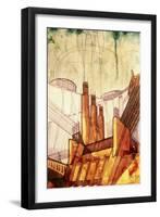 Electric Power Plant, 1914-Antonio Sant'Elia-Framed Giclee Print