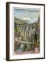 Electric Railway on the Viaduc Ste Marie, Near Chamonix, France-null-Framed Giclee Print