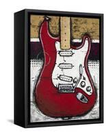Electric Red-Bruce Langton-Framed Stretched Canvas