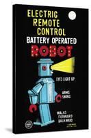 Electric Remote Control Battery Operated Robot-null-Stretched Canvas